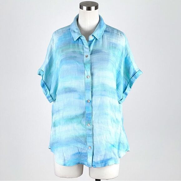 ANTHROPOLOGIE CLOTH & STONE BUTTON DOWN SHIRT SIZE XL - Picture 5 of 13